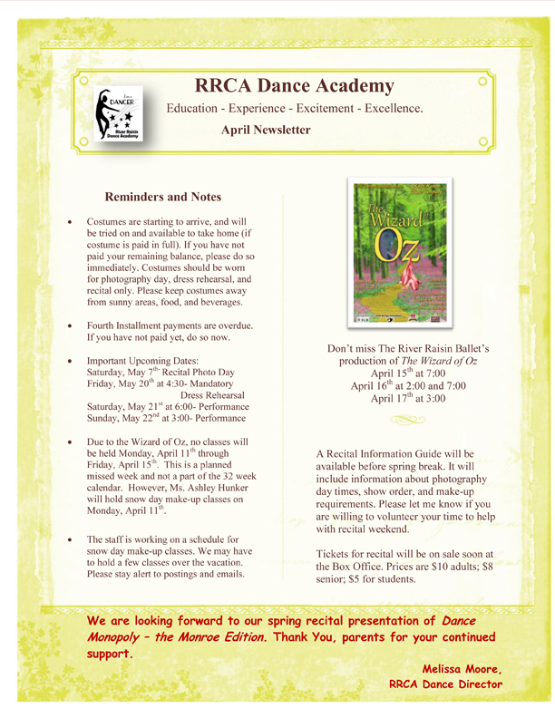 Dec. 2010 Newsletter