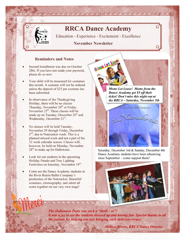 Dec. 2010 Newsletter