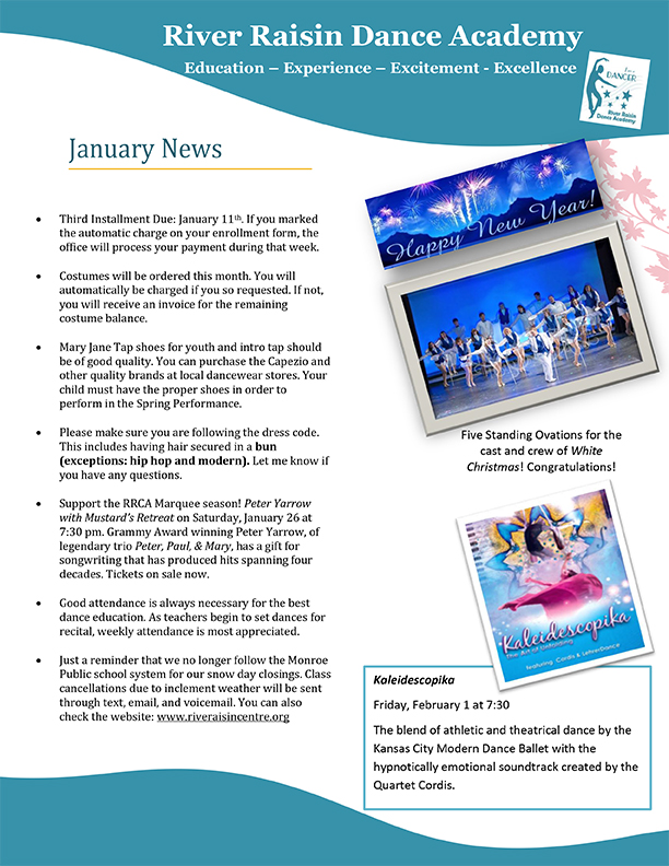 RRDA Jan. Newsletter